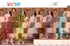 Wow Vol 2 By Moksh Riyon Cord Set Wholesale Kurti With Bottom Suppliers In Mumbai